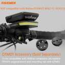 RAVEMEN FR300/ FR160 Compatible with Garmin Bike Computer, Daytime Be Seen Bicycle Light, 6 Modes Cycling Computer Accessories, USB-C Rechargeable for Road Bike, Patent Protected