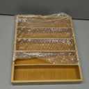 MinBoo Bamboo K Cup Holder for Drawer or Countertop Coffee Pod Holder 25-36 K Cup Pod Storage Tea Bag Organizer Storage for Coffee Station Home Office and Kitchen (Bamboo)