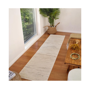 MAstra 2'x8' (Exact Size: 2'3" x 8') Modern Indoor Runner Rug, Beige Cream - Entryway, Hallway, Bathroom, and Kitchen