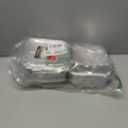 Stock Your Home 8 Square Foil Pans with Lids (50 Pack) - Foil Cake Pans with Covers - Aluminum Baking Pans - Disposable Cake Pans - 8 Inch Square Pans - Disposable & Recyclable Pans with Lids