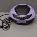 Jensen CD-475PL Portable Sport Stereo Boombox CD Player with AM/FM Radio and Aux Line-in & Headphone Jack (Lavender Purple) (Lavender Purple Limited Edition Color)