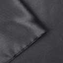 BEDELITE Satin Body Pillow Cover, Super Soft and Cooling Body Pillow Pillowcase for Hair and Skin, Breathable Silky Full Long Pillowcase Cover(20"x54", Black)