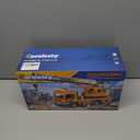 Large Crane Truck Toy with Extendable Crane Arm, Lights & Siren Sounds, Assemble & DIY Truck Engineering Vehicle Toy for Boys Girls Christmas Birthday Gifts Kids Toys for 3 4 5 6 7 8 Years Old