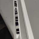 ZSTARR PVC Light Gap Blockers for Window Shades White 58" 4pcs