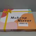 YEKKOPT Rechargeable Vanity Mirror with Lights, 14"12" LED Makeup Mirror, Smart Touch Control, 3 Color Lighting with Adjustable Brightness,Cosmetic Mirror for Bedroom, Vanity Desk, Beauty Routine