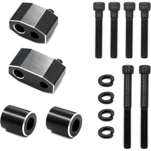 Driver FloorBoard Spacer Extension Kit 1'' Compatible with 2009-2021 Touring Models Road King Electra Glide Road Glide Driver FloorBoard Spacer Extension Kit 1'' Compatible with 2009-2021 Touring Models Road King Electra Glide Road Glide