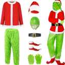 Grinch Santa costume, No size