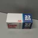 YesBes 32 Pack Gauze Rolls, 4 in x 4.1 Yards, Premium Gauze Wrap Roll for Wounds, Bandage Wrap Rolled Gauzes, Mummy Wraps, Individually Wrapped