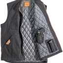Venado Concealed Carry Vest for Men - Heavy Duty Canvas - Conceal Carry Pockets 5XL
