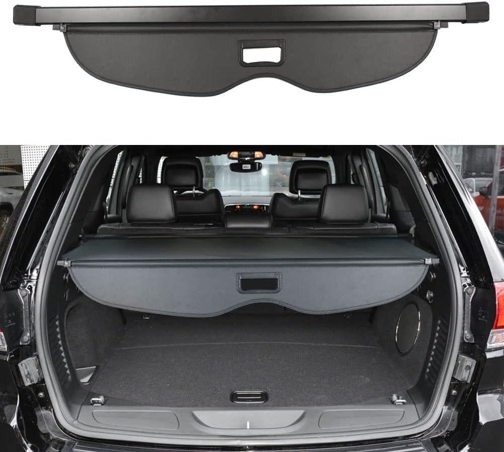 Cargo Cover for Jeep Grand Cherokee Accessories 2011-2020 2021 Rear Trunk Shade CoverNot fit for 2021 Winter-Not fit for Grand Cherokee L 2022