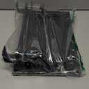 Foldable Bedside Shelf, Metal Clip-On Bunk Bed Table Shelf for Top Bunk Heavy Duty Bed Side Table Tray for College Dorm Room Essentials, Loft Nightstand Organizer Tray with 3 Cord Hole(Black) (14.76" x 9.68" x 0.79")