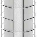 NearMoon Toilet Paper Organizer Stand, Free Standing 3 Rolls Tissue Storage, Metal Bathroom Accessory, Rustproof Toilet Roll Holder for Kitchen Countertop Inside Cabinet Shelf(Metal Base, Chrome)