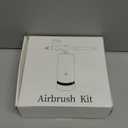 Airbrush Kit With Compressor - 48PSI Rechargeable Cordless Non-Clogging High-Pressure Air Brush Set with 0.3mm Nozzle and Cleaning Brush Set for Nail Art, Makeup, Painting, Cake Decor