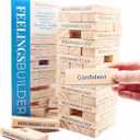 Feelings Builder - Therapy Games for Kids & Teens, Therapist Office Must Haves, Anger Management Toys, CBT Game for Kids, Teens, and Adults, Therapy Tools, Mental Health Games, ADHD Tools