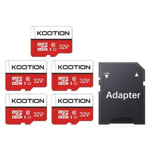 KOOTION 32GB Micro SD Card 5 Pack, Class 10 MicroSDHC Flash Memory Card with Adapter UHS-I, Full HD, C10 TF Card for Smartphone
