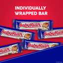 Baby Ruth, Chocolatey, Peanut, Caramel, Nougat, Full Size Individually Wrapped Candy Bars, 1.9 oz each, Bulk 24 Pack (EXP 01/05/27)