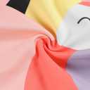 LIZENS Girls One Piece Swimsuit Kids Cute Swimwear Ruffle Swim Suits (9-10 Years, Pink)