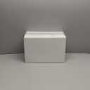 Maars Drinkware Double Wall Insulated Skinny Acrylic Tumblers with Straw and Lid, 16 oz. (4 pack, Clear)