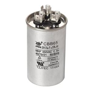 40+5 uF 40/5 MFD 6% 370V/440 VAC CBB65 Dual Run Circular Start Capacitor for AC Motor Run or Fan Start or Condenser Straight