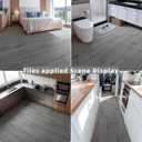 INMOZATA Peel & Stick Floor Tile 36-Pack Vinyl Flooring (Gray Wood)