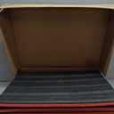 ONREVA Tool Box Foam 22x18x1 inch 4Pack, Foam Inserts for Cases, Polyethylene Storage Sheets for Toolbox Hard Case, Tool Shadow Insert, Kaizen Organizer Sheet, Black with Red