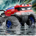 Remote Control Monster Truck Waterproof RC Cars for Boy, 1:14 Scale 4WD Amphibious All Terrain Off-Road Remote Control Car Kids Toys for Boys and Girls Ages 8+  And Up (Red)
