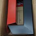 2Pack Chicken Grit Feeder, Metal Oyster Shell Feeder with Lid, Hanging Gravity Chicken Poultry Feeders Trough, Coop Accessories Supplies