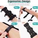 4 x 3rd Gen Archery Arm Guard, Adjustable Armguard with 3 Accessories, for Bow Hunting & Target Shooting, Unisex Arm Guards for Archery Targets, Backyard, Youth & Adults