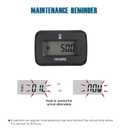 Runleader RL-HM057ADH1 Digital Hour Meter, Works for DC5V to 60V Powered Machine.
