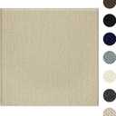 Carpet Tiles Peel and Stick 24 x 24, Self Adhesive Soft Padded Flooring Stickers, Khaki Home Decor for Bedroom Living Room Office, 20 Tiles & 80 sq ft per Box