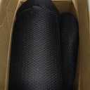 1P Car Lumbar Support with Ergonomic Structure, Suitable for Office Chairs, Gaming Chairs and Car Seats, Memory Foam Material with Breathable Mesh Fabric, Long-Lasting Lumbar Support (Black)