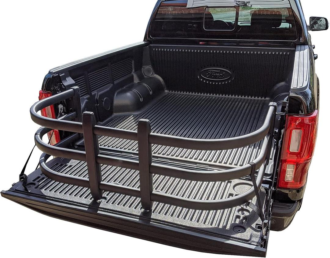 Truck Bed Extender for Ford Mid-Size Trucks, 2019-2025 Ranger & 2021+ Maverick, 24" Tailgate Extension