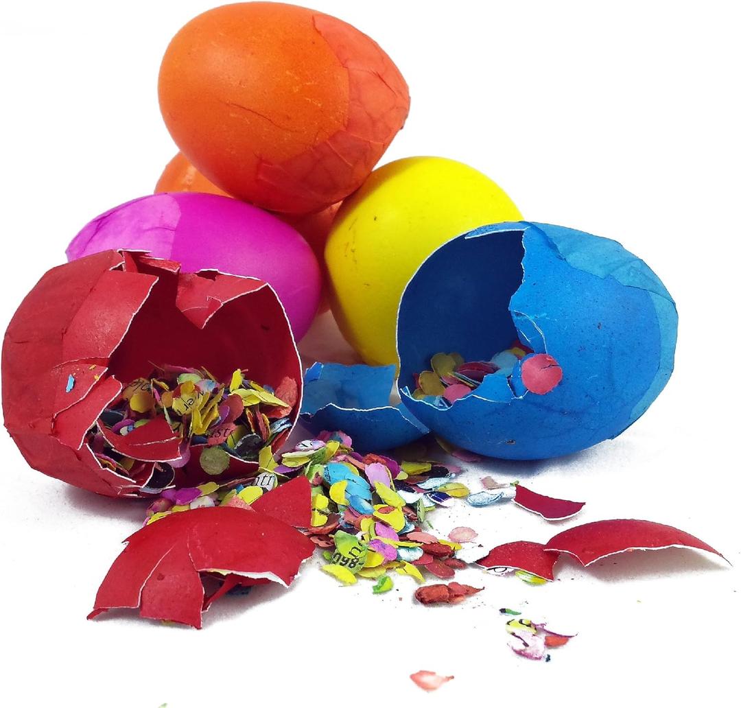 Cascarones (Confetti Eggs - One Dozen)-Colors Vary