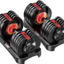TYZDMY Adjustable Dumbbells Set of 2Free Weights Dumbbells SetAdjustable Dumbbell Set52.5 lbs pair 105 lbs15 in 1for Men/Women Gym Equipment for Home Strength Training Equipment