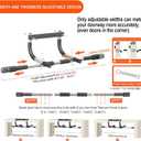 Ally Peaks Pull Up Bar for Doorway,Multiple Levels Width Adjustable Pull Up Bar Accurately Match Wide and Narrow doorframe,Indoor Chin-Up Bar Workout Bar,USA Original Patent