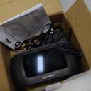 HOUSBAY Glow Small Alarm Clock Radio for Bedrooms with 7 Color Night Light, Dual Alarm, Dimmer, USB Charger, Battery Backup, Nap Timer, FM Radio with Auto-Off Timer for Bedside (Black)