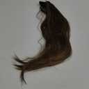 FESHFEN Straight Ponytail Extensions - 28 Inch Long Wrap Around Synthetic Ponytails Hair Piece Pony Tails Extensions Hairpieces for Women, Golden Brown Mixed Blonde