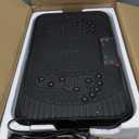 Shake Plate Vibration Exercise Machine for Lymphatic Drainage Massager & Weight Loss, 400 lbs Capacity Whole Body Vibrating Plate Workout for Women and Men (Bright Black)