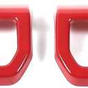 Daeiclru Dashboard Side Air Vent Outlet A/C Decorative Cover Compatible with Toyota Tacoma 2024 2025, Dashboard Air Vent Air-Conditioner Wind Outlet Frame Cover Trim Accessories (Red)
