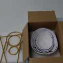 YHOSSEUN 3 Tier Serving Stand Oval Serving Bowl with Metal Rack, Tied Serving Bowls Food Display Dessert Appetizer, Chip and Dip Serving Bowl Set for Parties, Gold-45oz / 17.5oz / 7oz