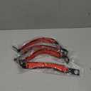 Sidaqi 4 x Paracord Grab Handles Compatible with Wrangler JK JKU JL JLU JT Accessories Universal Roll Bar Grab Handles Replacement for Wrangler Grip Handle (Red)