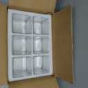6 Pack Square Glass Vase 4" x 4" x 4", Clear Cube Vases for Centerpieces, Thickened Glass Flower Vases, Plant Terrarium, Floating Candle Holder for Wedding Party, Office/Home Decor, Events
