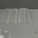 12 Pack Acrylic Sign Holder 8.5 x 11, Double-Sided Clear Sign Holder Plastic Stands for Display, T Shape Acrylic Table Sign Stands for Office Store Restaurants Wedding Party Decoration