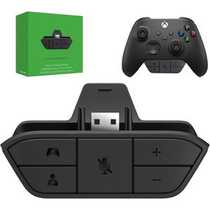 OLCLSS Stereo Headset Adapter, Controller Adapter Mic Adapter for Xbox One/One S/X/Elite 1/ Elite2/ Series S/X Controller-Adjust Audio Balance (Game Sound & Voice Chat)-Low Latency