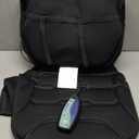 COMFIER Back Massager with Heat, Vibration Massage Seat Cushion with 8 Massage Nodes & 5 Modes, Adjustable Chair Massager Pad for Home Office, Heated Chair Pad, Valentines Day Gifts for Women Mom Wife (Jet Black)