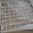 808602302 Dishwasher Lower Rack Replacement Compatible with Frigidaire,Kenmore Dishwasher Bottom Rack with 154174501 Wheels Replace 154432602 154432601 154319706 Dishwasher Racks (White)