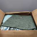 WONGS BEDDING Boho Quilt Set California King, 3 Piece Olive Green Oversize Fall Bedspread Coverlet Set with Geometry Printed for All Season, Lightweight Oversized Bohemian Bedding Set 106"×96"
