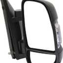 Passenger Right Side Mirror Replacement Power Door Mirror Signal Light fit Ram Promaster 1500, 2500, 3500, New Six, Work Van