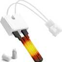 Upgraded 025-32625-000 Furnace Ignitor for York Coleman Evcon Luxaire, Hot Surface Ignitor Replaces B1401018 S1-025-32625-000 025-31801-000 S1-025-35325-000 Norton-271N with Male Plug