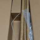 Antiqued Bronze Curtain Rods for Windows 72 to 144 Inch, 1'' Adjustable Heavy Duty Curtain RodVintage Decorative Drapery Rods with Pumpkin Finials for Bedroom Living Room